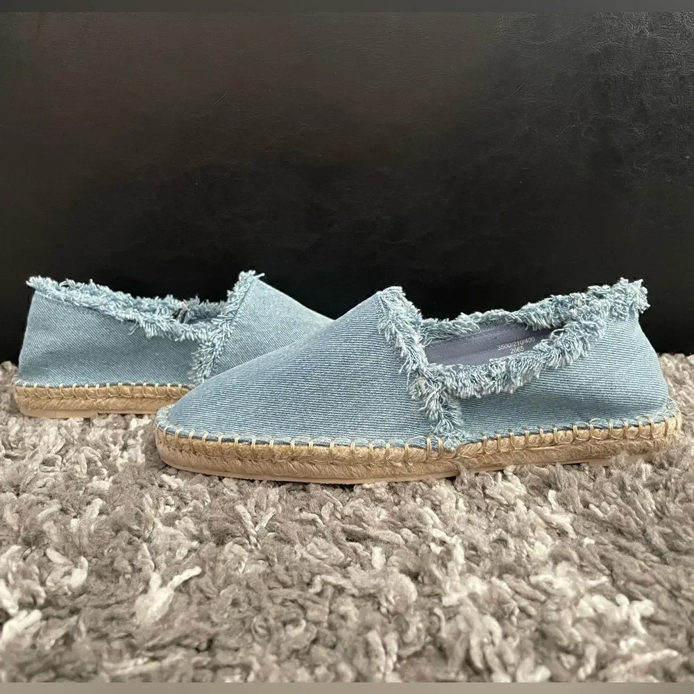 NWT Zara Denim Espadrilles